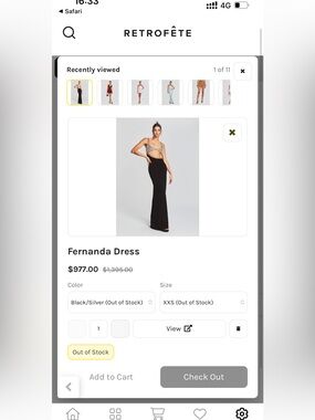 Fernanda dress RETROFETE